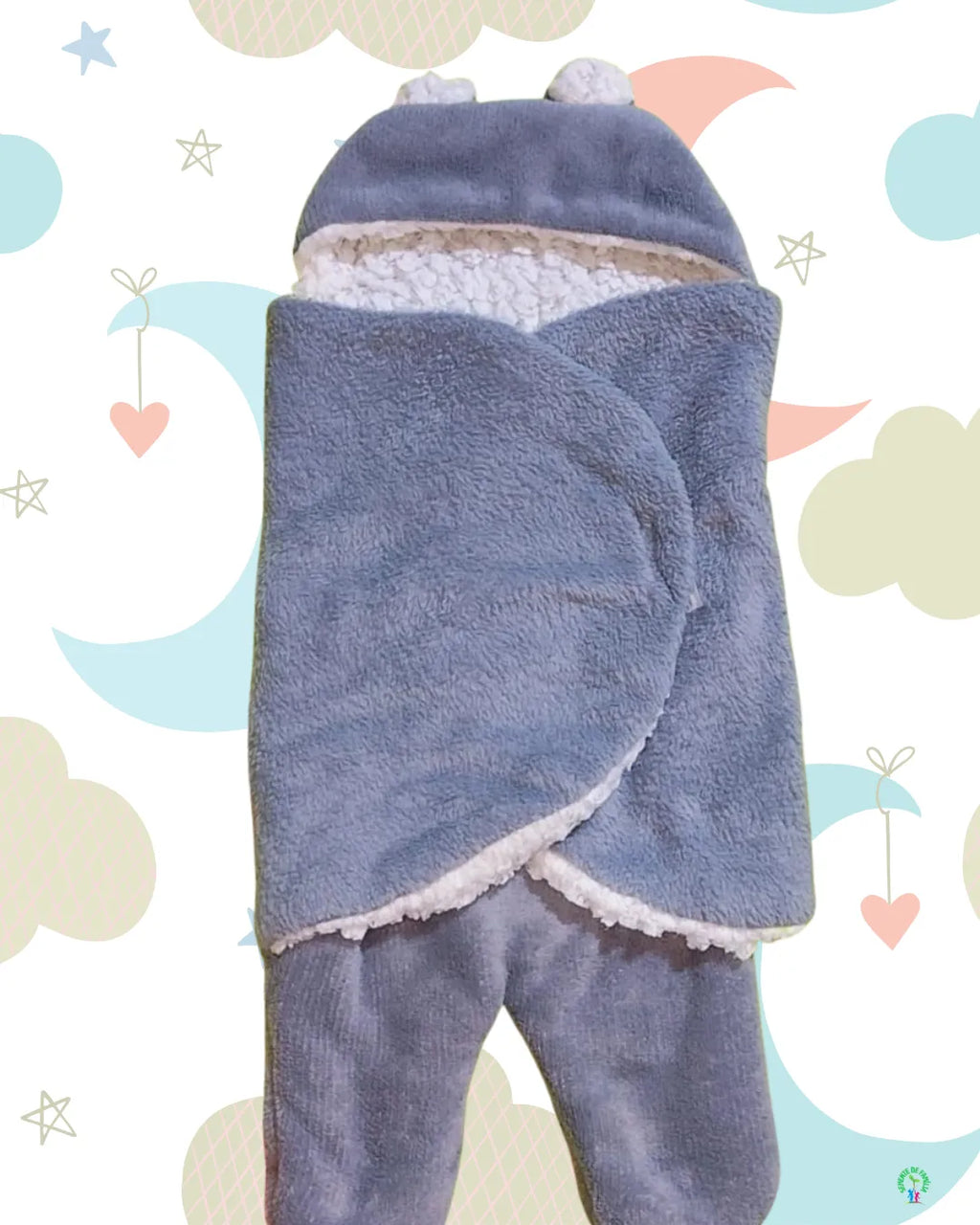 COBERTOR DE VESTIR PARA BEBÊ - Aconchego do Ursinho [Últimas Unidades]