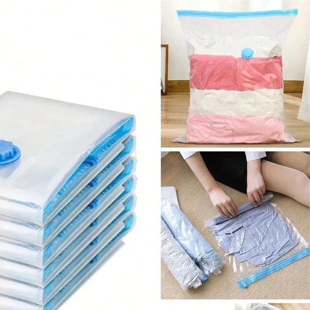 Kit 10 Sacos a Vácuo Reutilizáveis – Lar Equipado