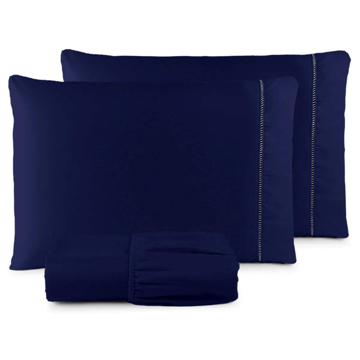 Conjunto de Lençóis QUEEN 400 Fios Micropercal Premium - Toque Macio e Sofisticado
