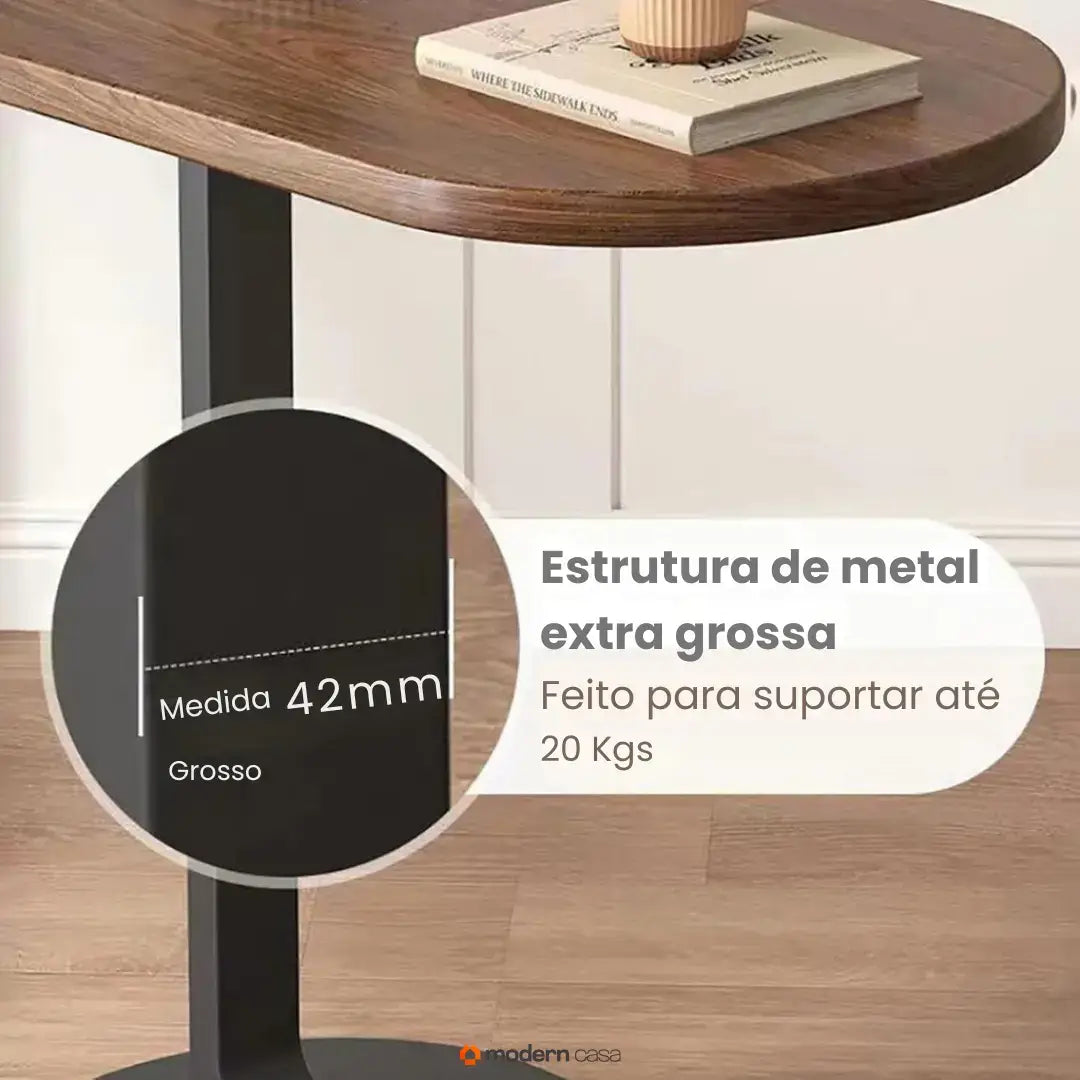 Mesa Lateral de Apoio Moderna