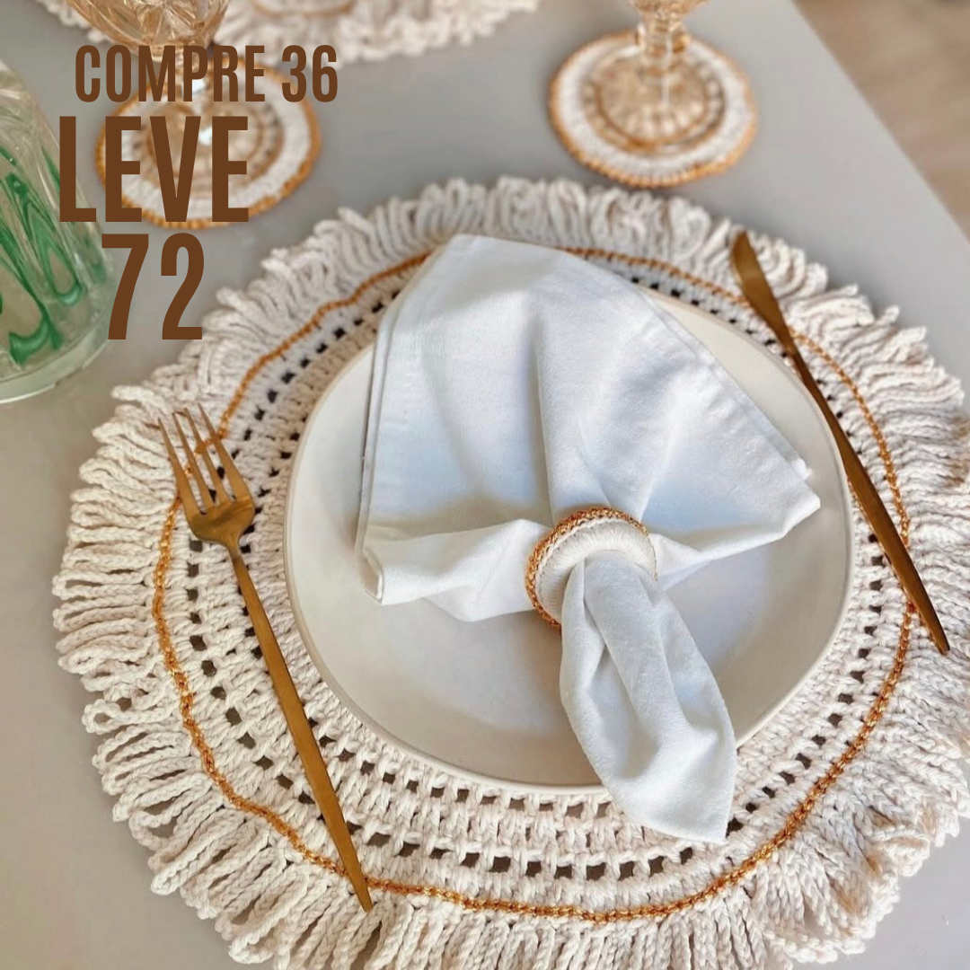 Talheres Dourados Gold Glamour - Pague 12 e Leve 24 Peças