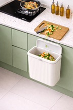 Lixeira Dobrável 9L l Prática, Compacta e Ideal para Cozinha e Banheiro -Lar Equipado