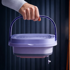 Mini Máquina de Lavar Dobrável 6,5L – Ideal para Roupas Pequenas, Bebê e Viagem