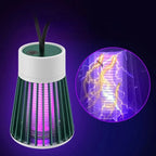 Luminária Mata Mosquito UV Recarregável - Armadilha Elétrica Silenciosa e Sem Radiação