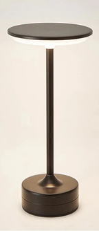 Luminária de Mesa Cristal Touch Recarregável