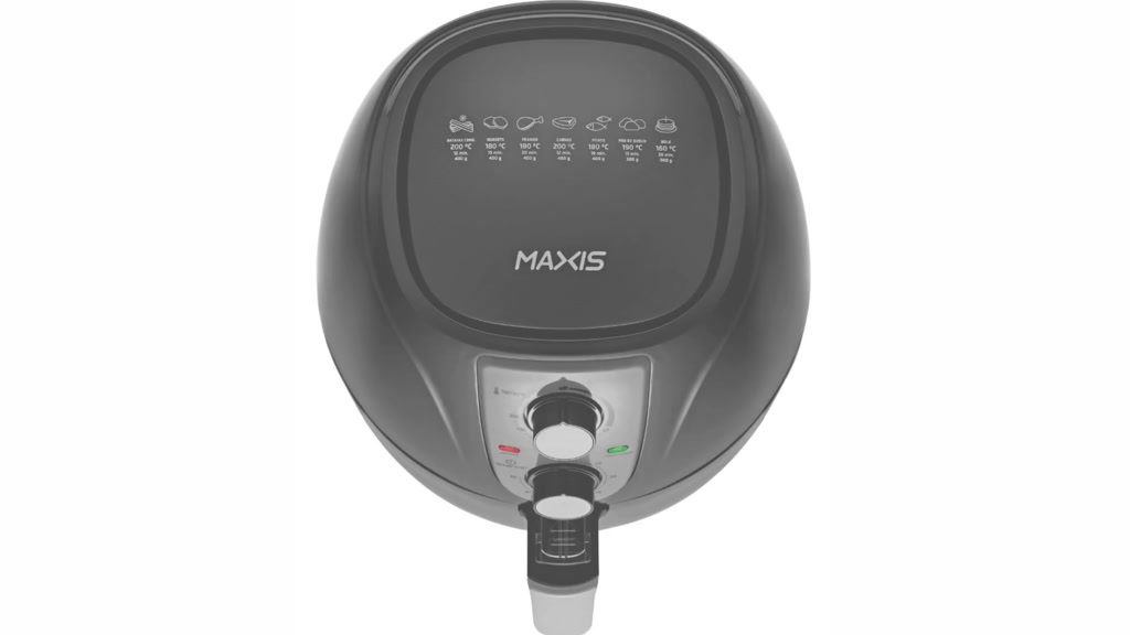 Fritadeira Sem Óleo Air Fryer 3,2L Maxis Preto e Inox 1270W AF-33