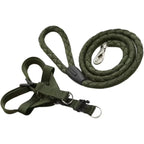 Kit Coleira Peitoral + Guia de Corda Reforçado – Passeios Confortáveis e Seguros!