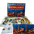 IMOBILIÁRIO Capitais do Mundo - BANCO Jogo de tabuleiro - VOLTE A SER CRIANÇA COM SEUS FILHOS