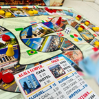 IMOBILIÁRIO Capitais do Mundo - BANCO Jogo de tabuleiro - VOLTE A SER CRIANÇA COM SEUS FILHOS