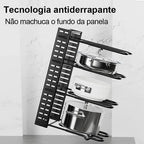 Organizador de Panelas Ajustável para Armário de Cozinha