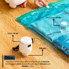 Kit TurboVac Elétrico-Bomba + 5 sacos -OFERTA LIMITADA