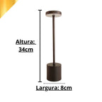 Luminária de Mesa LuxLight™ – Transforme Seu Ambiente em Segundos