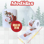 Kit Natalino Divertido – Papel Higiênico Decorado (2 Rolos)