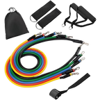 Kit Elástico Para Treino e Musculação em Casa