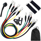 Kit Elástico Para Treino e Musculação em Casa