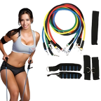 Kit Elástico Para Treino e Musculação em Casa