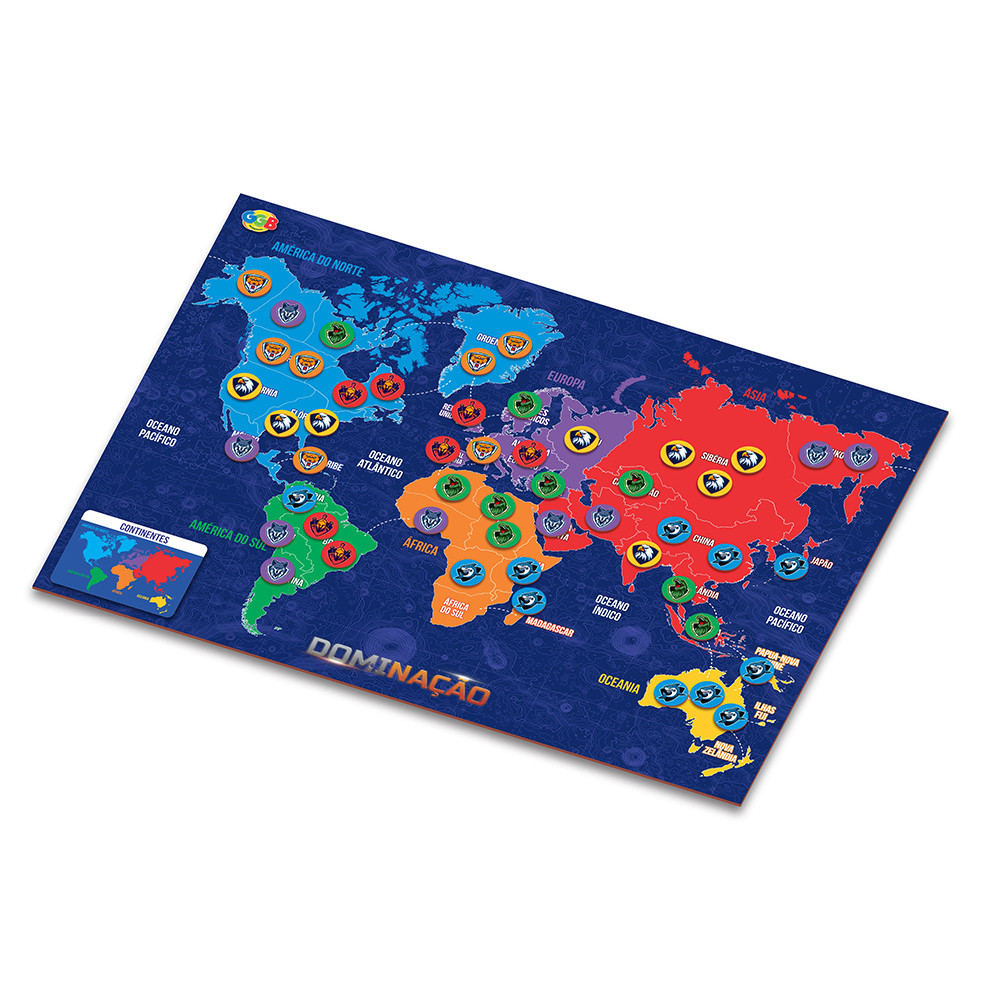 Jogo War Game Tabuleiro Estratégia Dominação