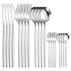Talheres Prata Inox Glamour – Elegância e Brilho para Sua Mesa Posta- COMPRE E  LEVA O DOBRO